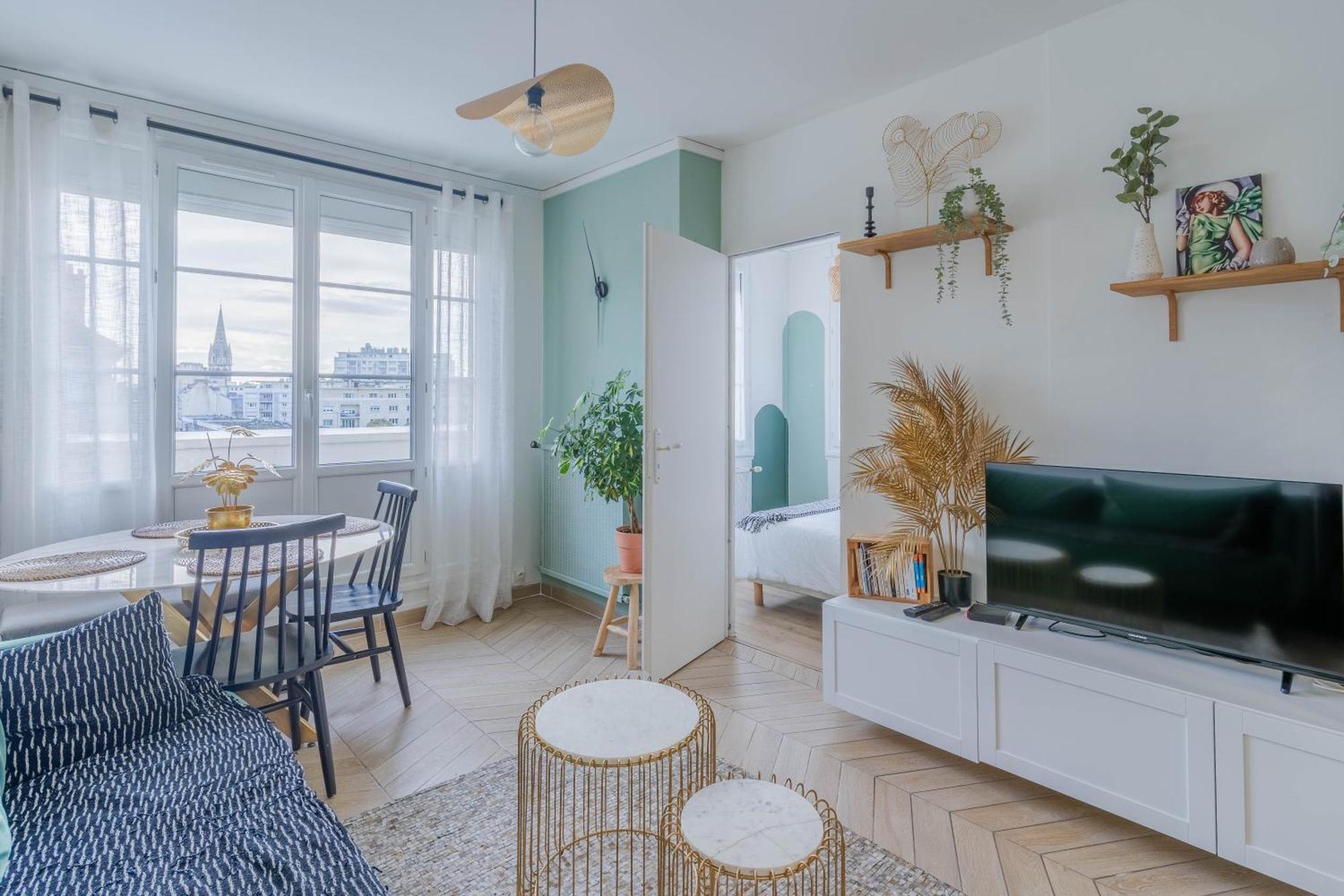 Superbe Appart Chic, Hyper Centre, Vue Chateau, Parking Inclus Caen Exterior photo